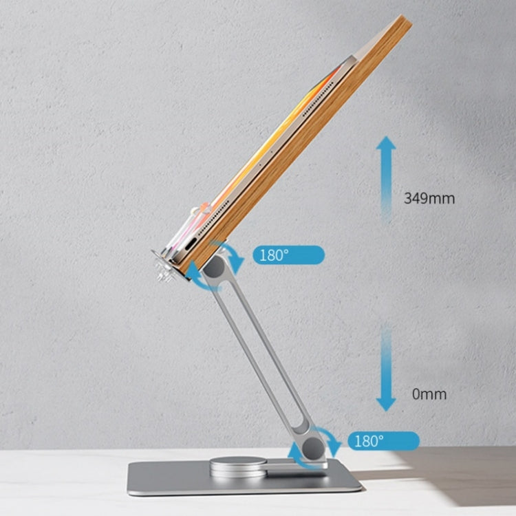 Lisslune | BG-2VB adjustable laptop holder hands-free 360 degree rotatable book stand for reading