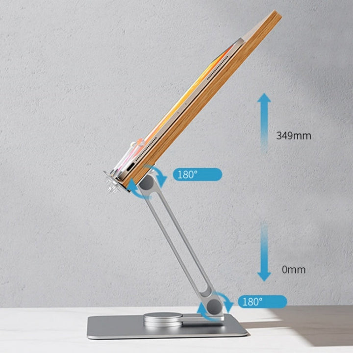 Lisslune | BG-2VB adjustable laptop holder hands-free 360 degree rotatable book stand for reading