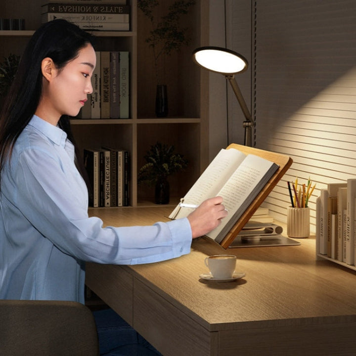 Lisslune | BG-2VB adjustable laptop holder hands-free 360 degree rotatable book stand for reading