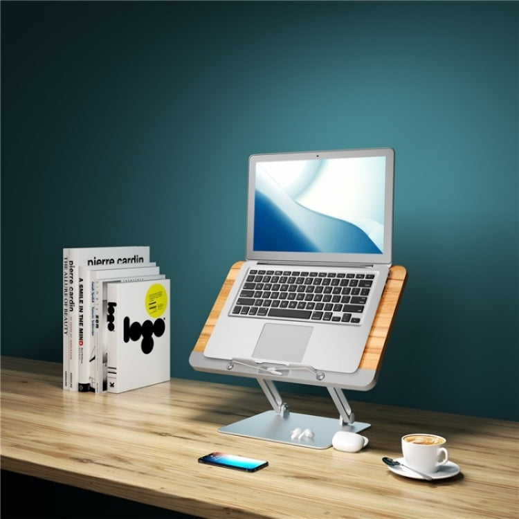 Lisslune | BG-2S Height Adjustable Laptop Stand ABS + Aluminum Alloy Desk Book Stand for Reading