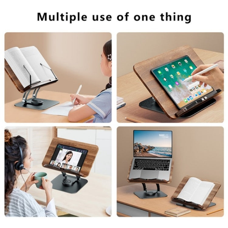 Lisslune | RS03 Adjustable Desk Book Reading Laptop Holder Stand for 10-17 Inch Devices