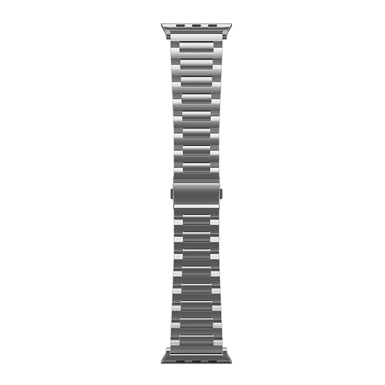 Lisslune | For Apple Watch SE 2023 44mm I-shaped titanium watch strap (Gray)