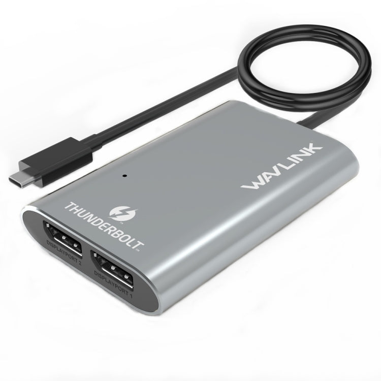 Lisslune | WAVLINK UTA21D DP 4K/5K/8K Video Thunderbolt 3 Type-C to Dual DisplayPort Adapter