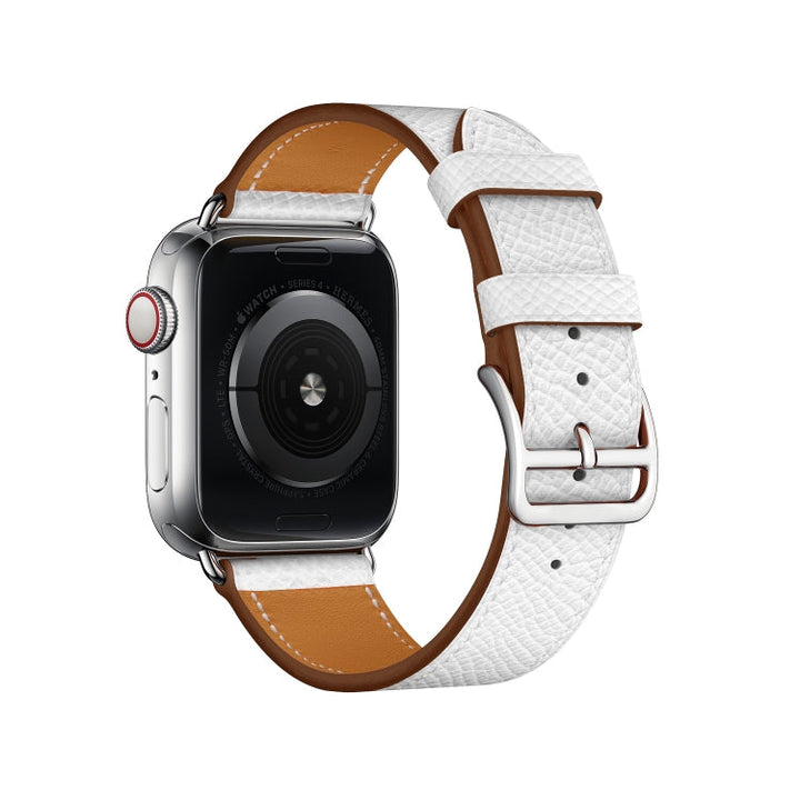 Lisslune | For Apple Watch 3 / 2 / 1 Generation 42mm Universal Leather Crossband (White)