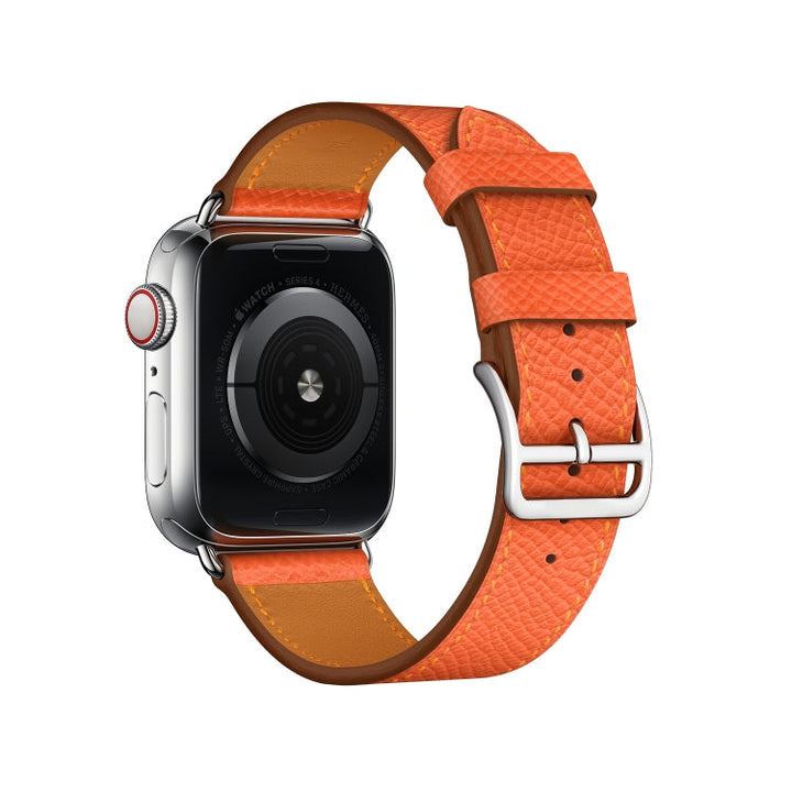 Lisslune | For Apple Watch 3 / 2 / 1 Generation 42mm Universal Leather Crossband (Orange)