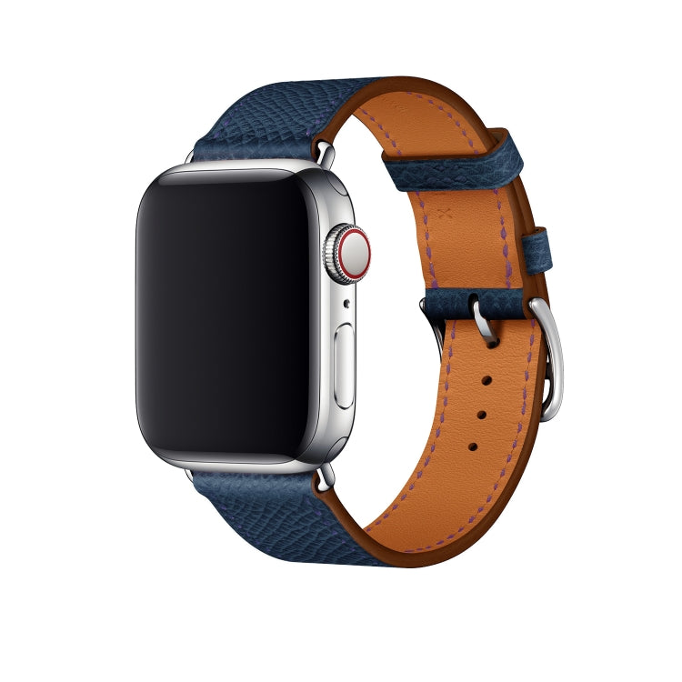 Lisslune | For Apple Watch 3 / 2 / 1 Generation 42mm Universal Leather Crossband (Dark Blue)