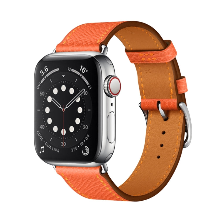 Lisslune | For Apple Watch 3 / 2 / 1 Generation 38mm Universal Leather Crossband (Orange)