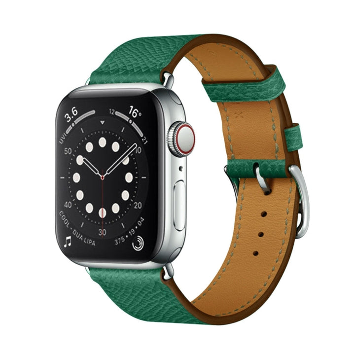 Lisslune | For Apple Watch 3 / 2 / 1 Generation 38mm Universal Leather Cross Band (Green)