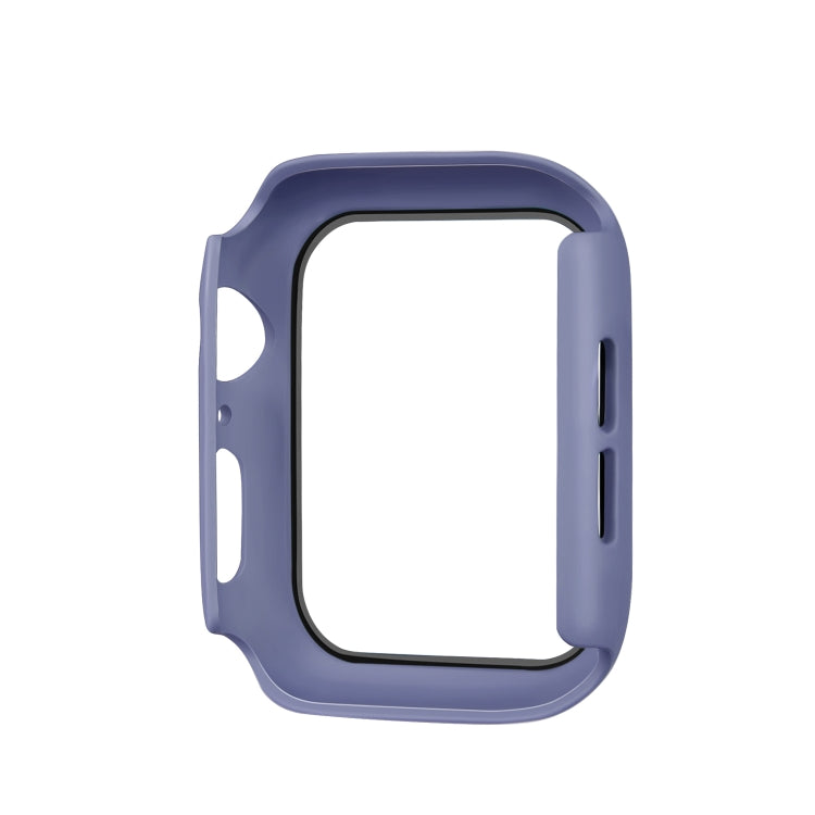 Lisslune | ENKAY Hat-prince Full Protection PC Case + Tempered Glass Protection for Apple Watch Series 5 / 4 44mm (Blue)