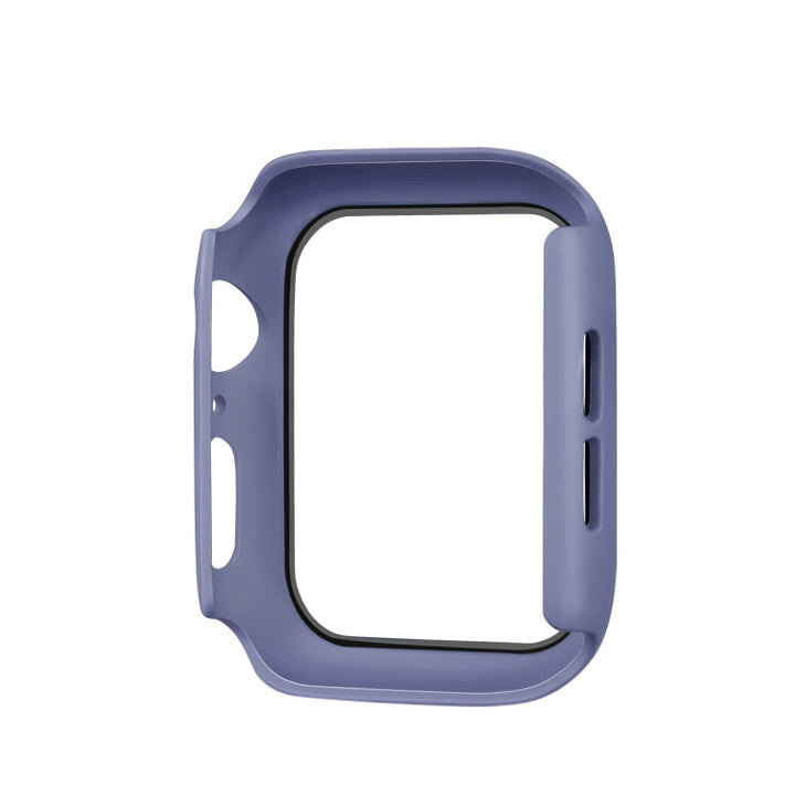 Lisslune | ENKAY Hat-prince Full Protection PC Case + Tempered Glass Protection for Apple Watch Series 5 / 4 40mm (Blue)