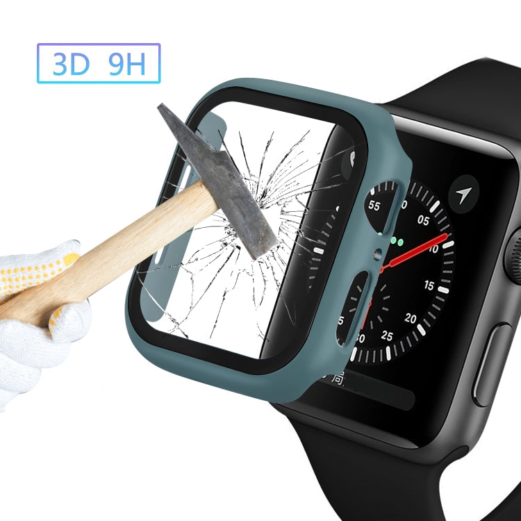 Lisslune | ENKAY Hat-prince Full Protection PC Case + Tempered Glass Protection for Apple Watch Series 5 / 4 40mm (Green)