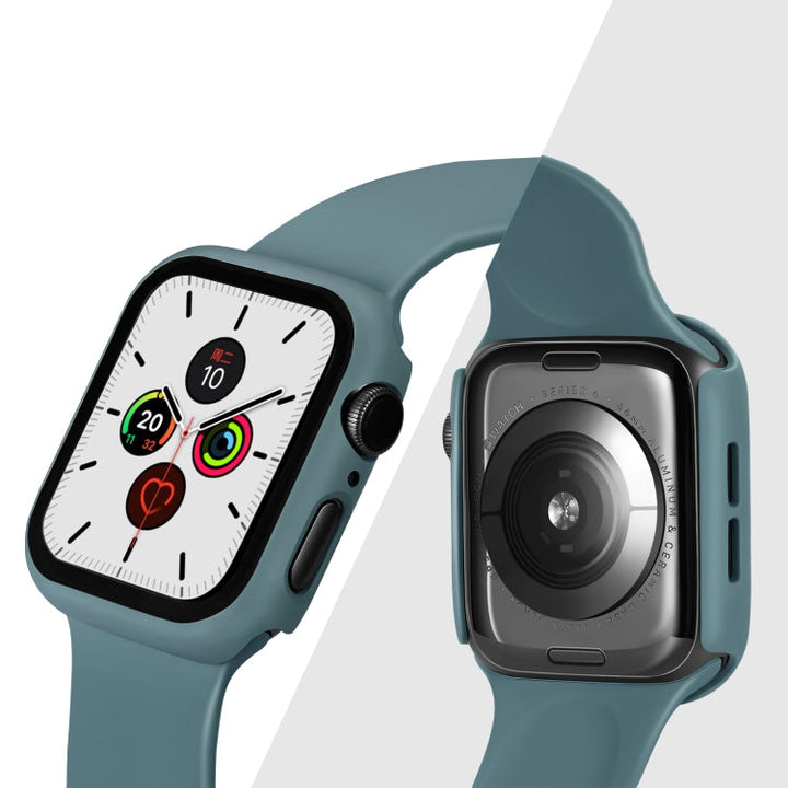 Lisslune | ENKAY Hat-prince Full Protection PC Case + Tempered Glass Protection for Apple Watch Series 5 / 4 40mm (Green)