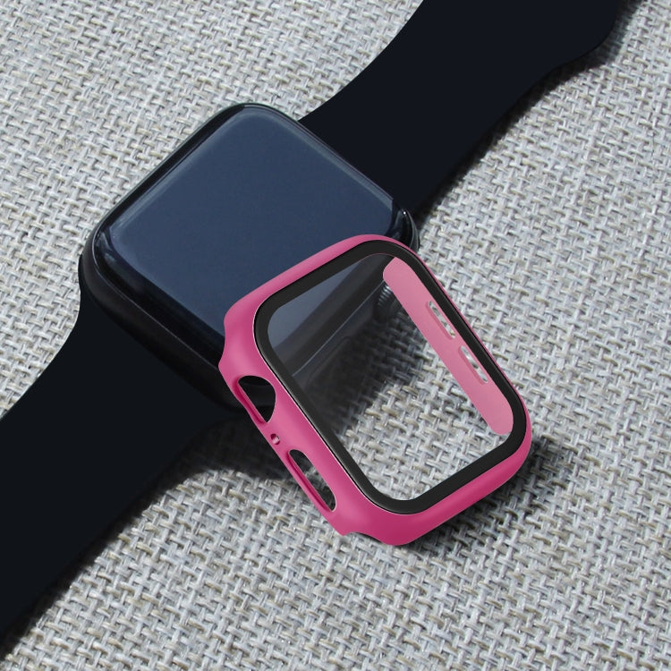 Lisslune | ENKAY Hat-Prince Full Protection PC Case + Tempered Glass Protect for Apple Watch Series 5 / 4 40mm (Rose)