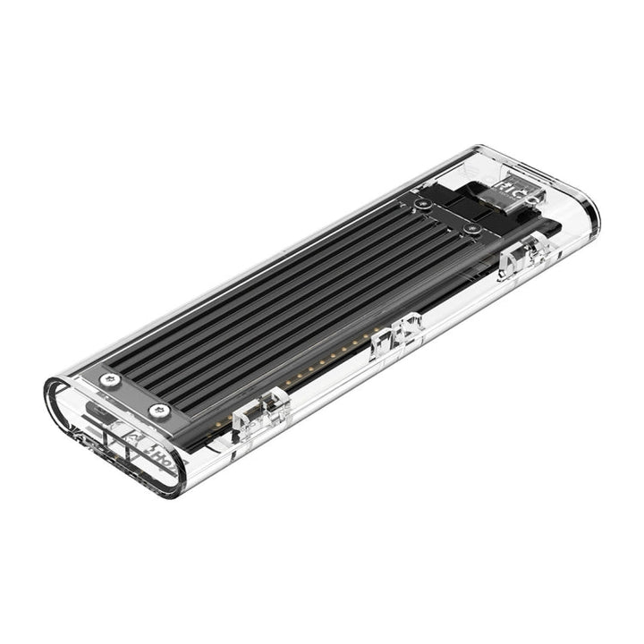 Lisslune | ORICO TCM2F-C3 NGFF M.2 Hard Drive Enclosure, tool-free Type-C connection, transparent hard drive box