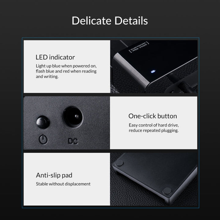 Lisslune | ORICO 6518C3-G2 2.5 / 3.5 inch Type-C Hard Drive Dock