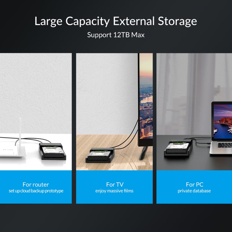 Lisslune | ORICO 6518C3-G2 2.5 / 3.5 inch Type-C Hard Drive Dock