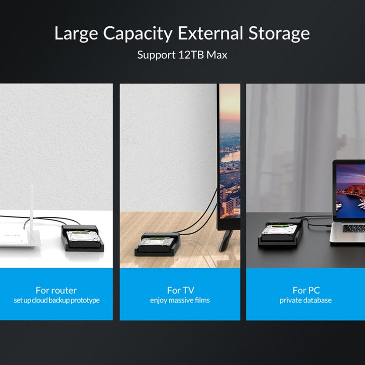 Lisslune | ORICO 6518C3-G2 2.5 / 3.5 inch Type-C Hard Drive Dock
