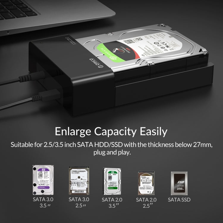 Lisslune | ORICO 6518C3-G2 2.5 / 3.5 inch Type-C Hard Drive Dock