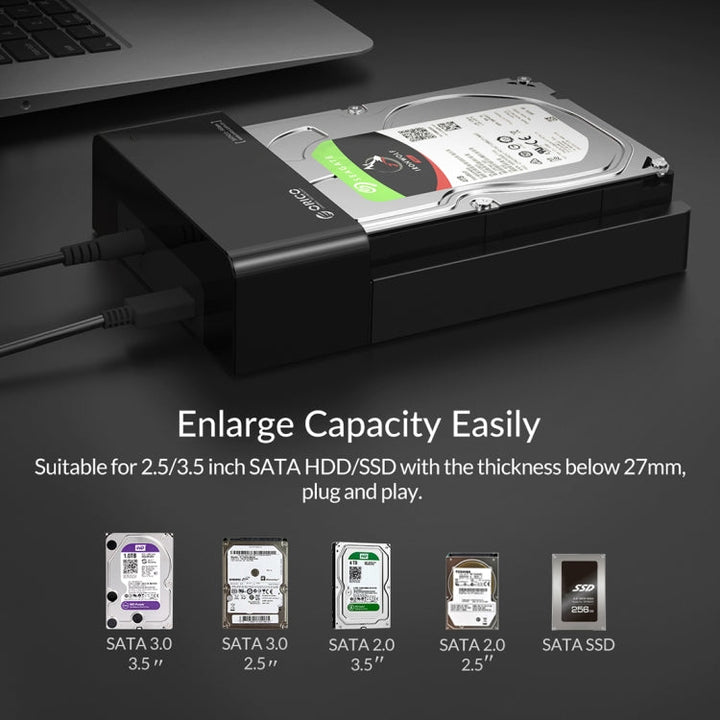 Lisslune | ORICO 6518C3-G2 2.5 / 3.5 inch Type-C Hard Drive Dock