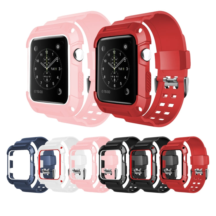 Lisslune | For Apple Watch 3 / 2 / 1 Generation 38mm All-In-One Silicone Band (Black)
