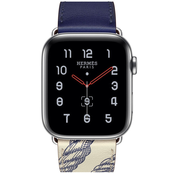 Lisslune | For Apple Watch 3 / 2 / 1 Generation 42mm Universal Silk Screen Psingle-ring Watch Strap (Blue)