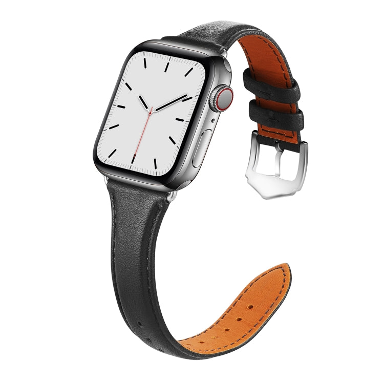 Lisslune | For Apple Watch 3 / 2 / 1 generations 42mm Universal Thin Leather Band (Black)