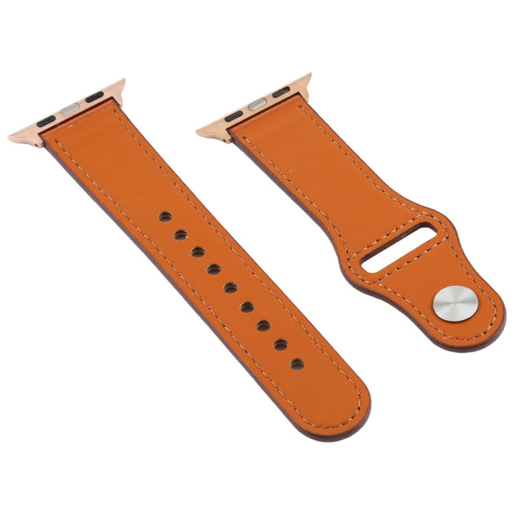 Lisslune | For Apple Watch 3 / 2 / 1 Generation 42mm Universal Buckle Leather Band (Crazy Horse Dark Brown)