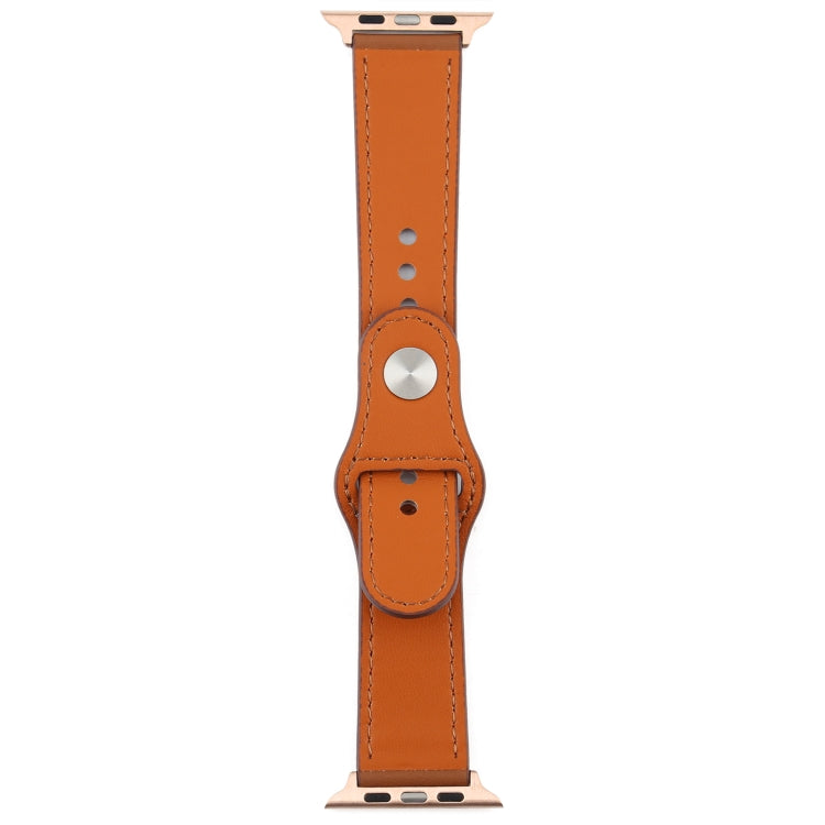 Lisslune | For Apple Watch 3 / 2 / 1 Generation 38mm Universal Buckle Leather Strap (Brown)