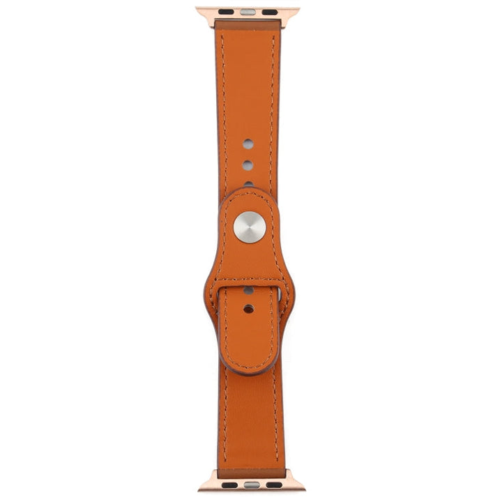 Lisslune | For Apple Watch 3 / 2 / 1 Generation 38mm Universal Buckle Leather Strap (Brown)