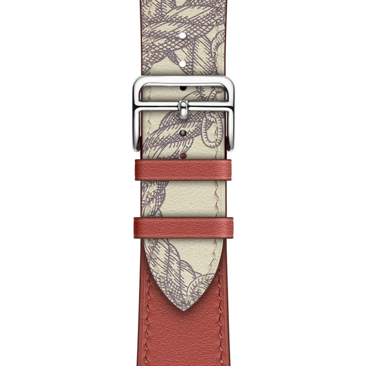 Lisslune | For Apple Watch 3 / 2 / 1 Generation 38mm Universal Screen Print Psingle-ring Watch Strap (Red)