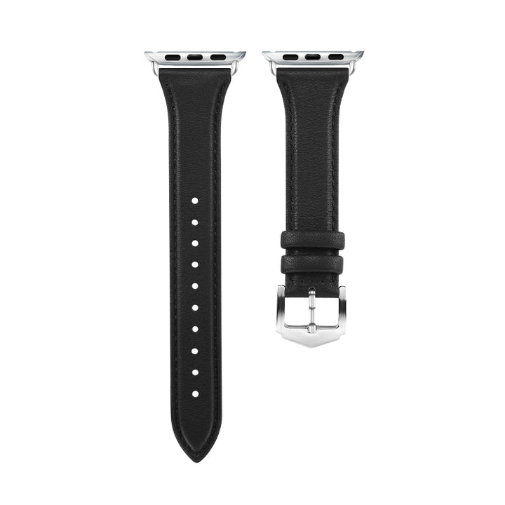 Lisslune | For Apple Watch 3 / 2 / 1 generations 38mm Universal Thin Leather Band (Black)