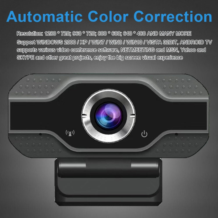 Lisslune | HD 1080P Webcam with Integrated Microphone Smart Webcam USB Streaming Beauty Live Camera for Computer Android TV