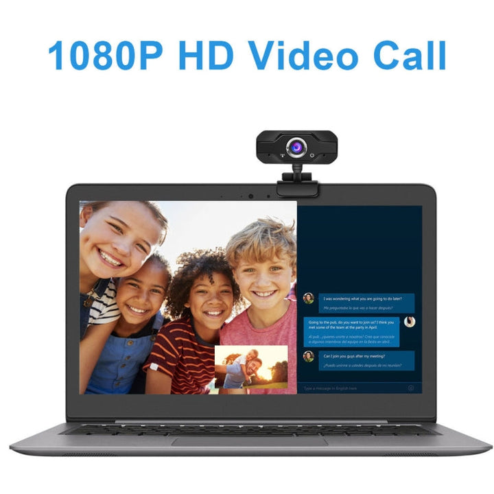 Lisslune | HD 1080P Webcam with Integrated Microphone Smart Webcam USB Streaming Beauty Live Camera for Computer Android TV