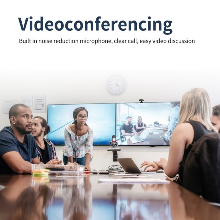 Lisslune | Full HD 1080P Webcam with integrated microphone Smart Webcam USB Streaming Live Camera with noise reduction
