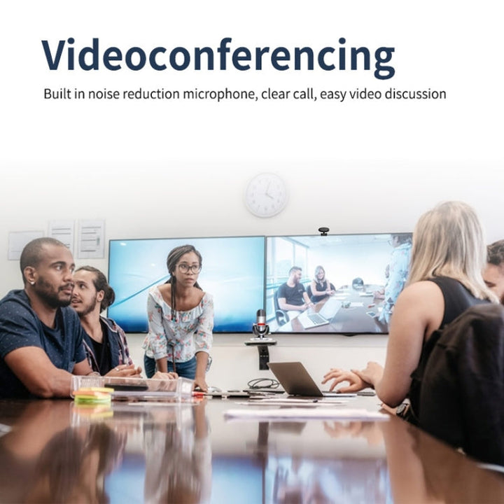 Lisslune | Full HD 1080P Webcam with integrated microphone Smart Webcam USB Streaming Live Camera with noise reduction