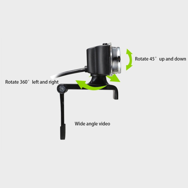 Lisslune | Gsou B18S HD Webcam with built-in microphone Smart webcam USB streaming live camera with noise cancellation