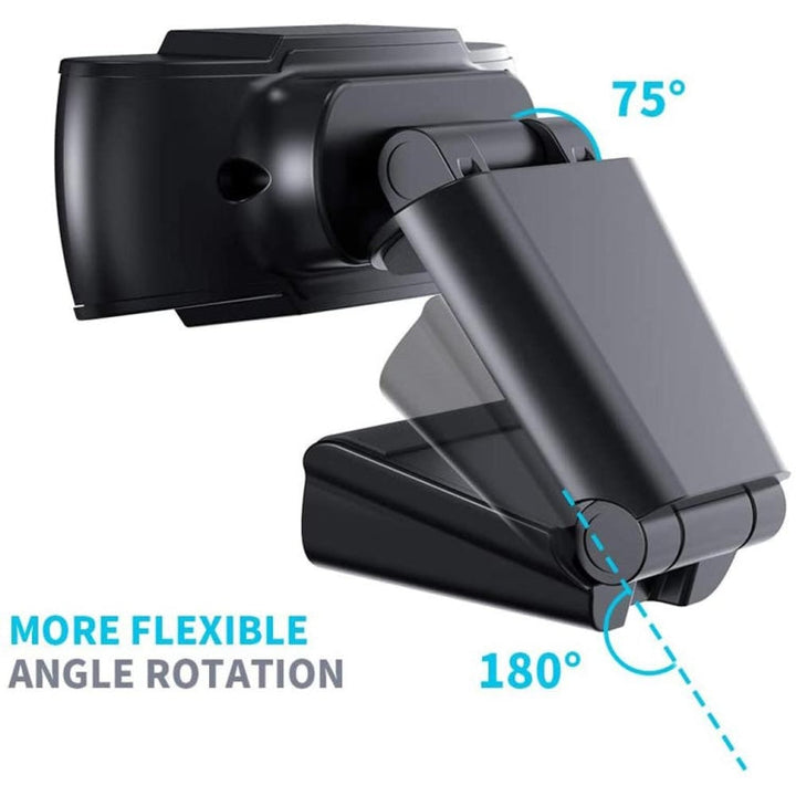 Lisslune | HD 1080P Megapixel USB Webcam with CMOS sensor and MIC for computers-PC-laptops