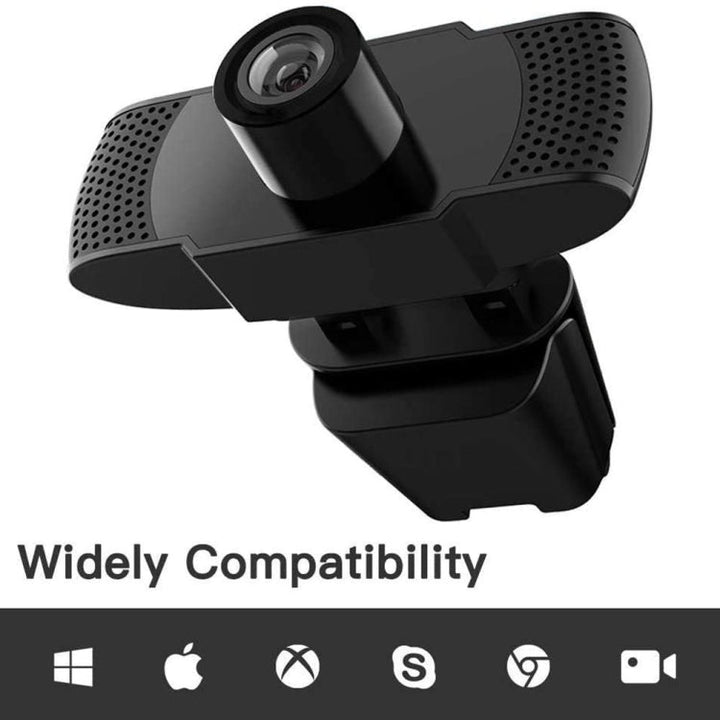 Lisslune | HD 1080P Megapixel USB Webcam with CMOS sensor and MIC for computers-PC-laptops