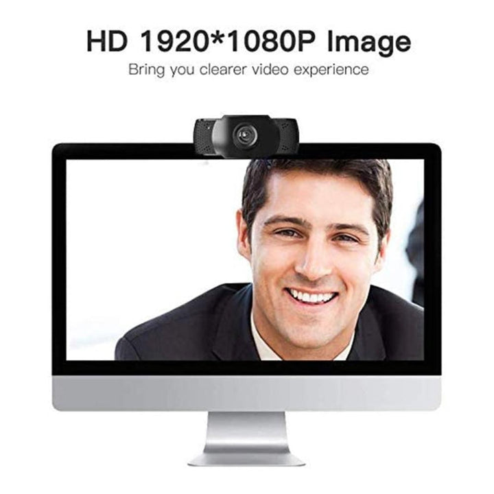Lisslune | HD 1080P Megapixel USB Webcam with CMOS sensor and MIC for computers-PC-laptops