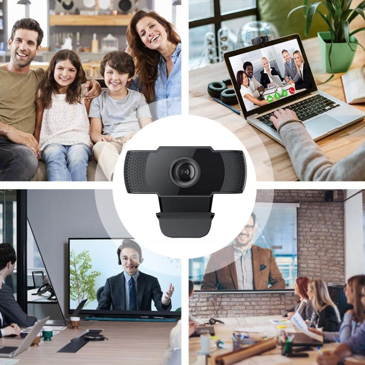 Lisslune | HD 1080P Megapixel USB Webcam with CMOS sensor and MIC for computers-PC-laptops