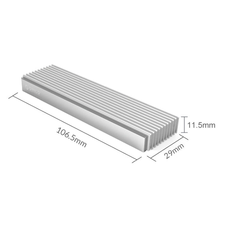 Lisslune | ORICO M2PJ NVME M.2 SSD enclosure (Silver)
