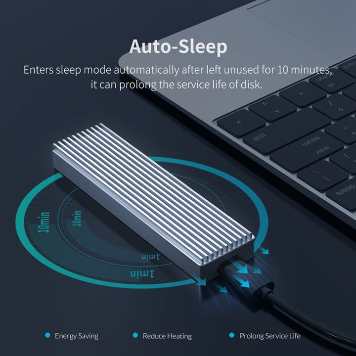 Lisslune | ORICO M2PJ NVME M.2 SSD enclosure (Silver)