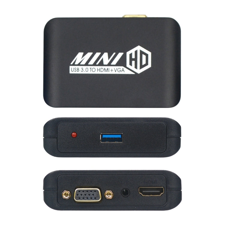 Lisslune | USB3.0 TO HDMI+VGA Adapter