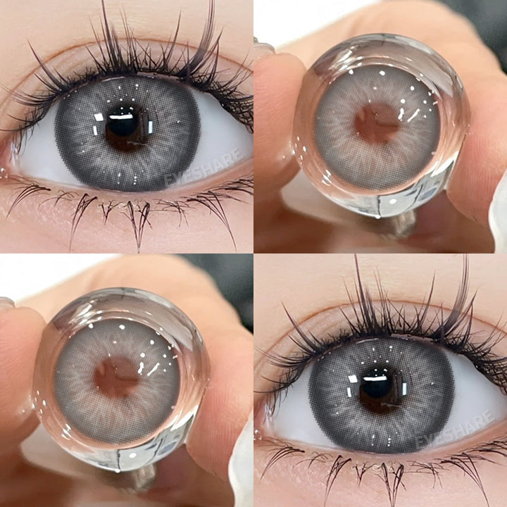 Lisslune Sydney Gray 14.5mm 1 Pair | 1 Year