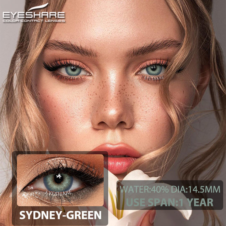 Lisslune Sydney Green 14.5mm 1 Pair | 1 Year