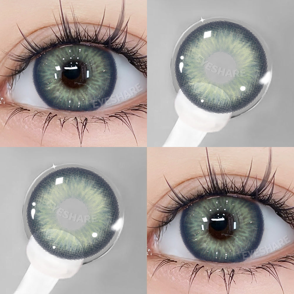 Lisslune Sydney Green 14.5mm 1 Pair | 1 Year