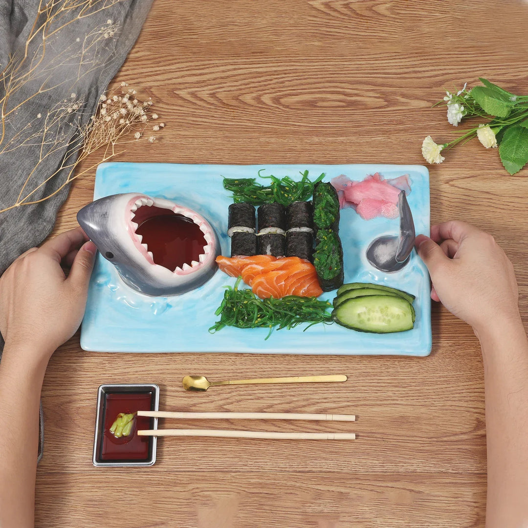 Lisslune | Shark Bite Sushi Serving Platter