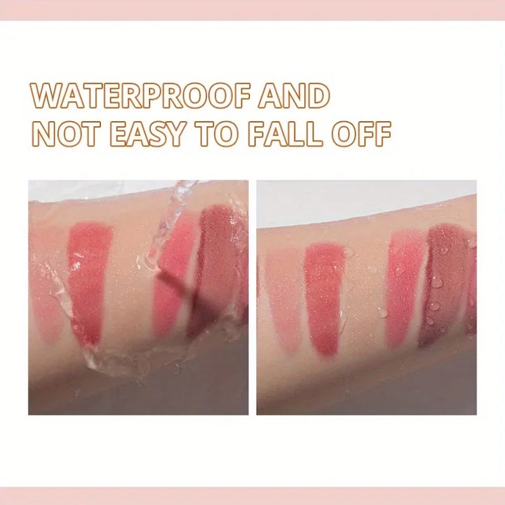 Rynx | Liquid Lipstick Chewy Golden Metallic Lip Gloss Shimmer Texture Golden Bling Glitter Lipstick Suitable Makeup Face Painting