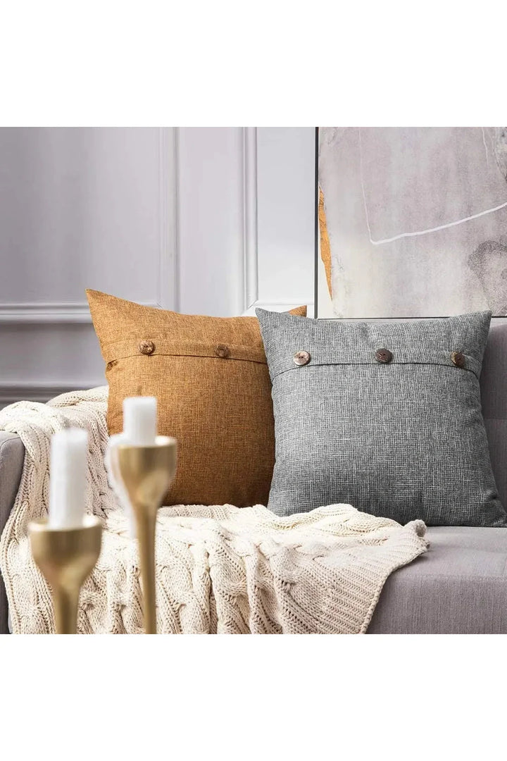 Lisslune | Nordic Button Cushion Cover
