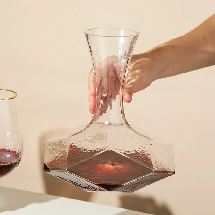 Lisslune | Irregular Crystal Glass Wine Decanter